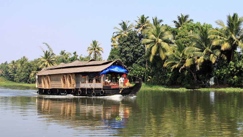 backwaters del Kerala