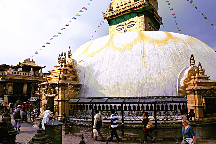 stupa di Swayambhunath