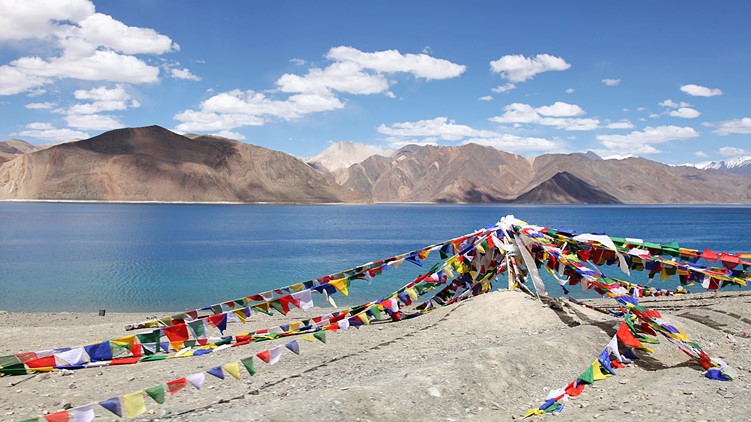 Pangong Tso il lago salato