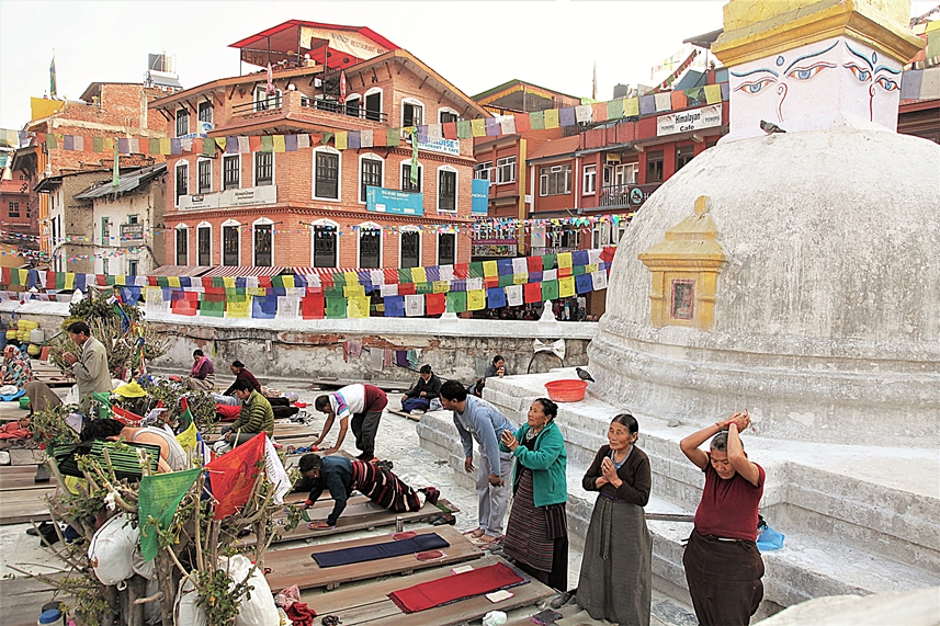 stupa di Boudhanath