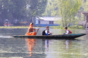 srinagar città galleggiante