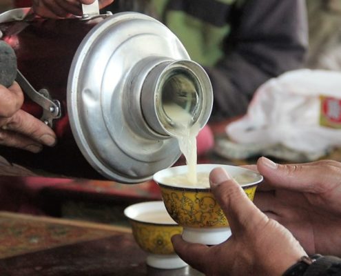 tè tibetano al burro di yak