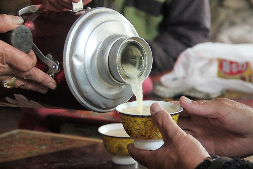 tè tibetano al burro di yak