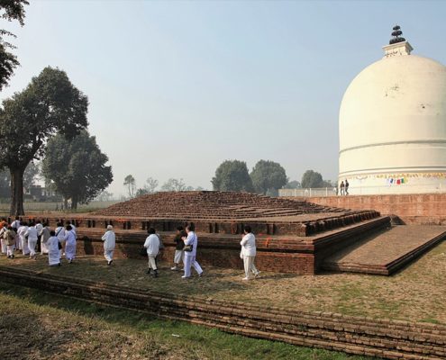 Kushinagar il luogo della morte del Buddha