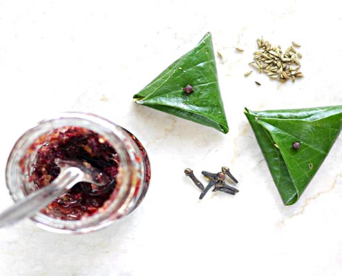 paan rinfrescante indiano