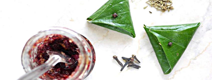 paan rinfrescante indiano
