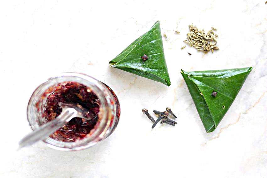 paan rinfrescante indiano
