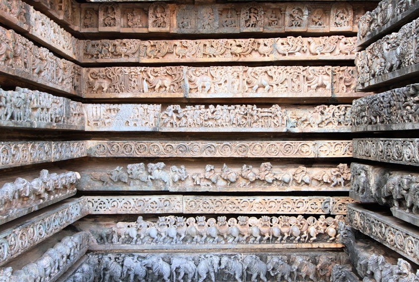 templi di Belur e Halebidu