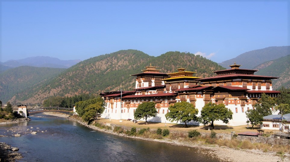 Punakha Dzong felicità