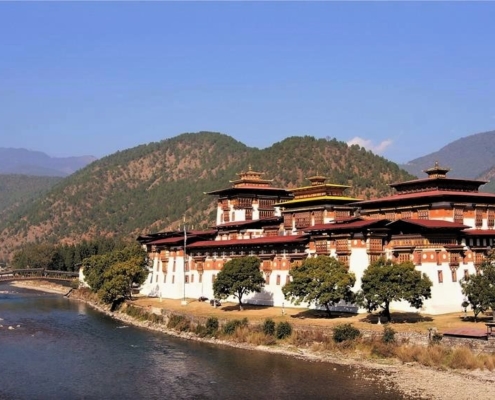 Punakha Dzong felicità