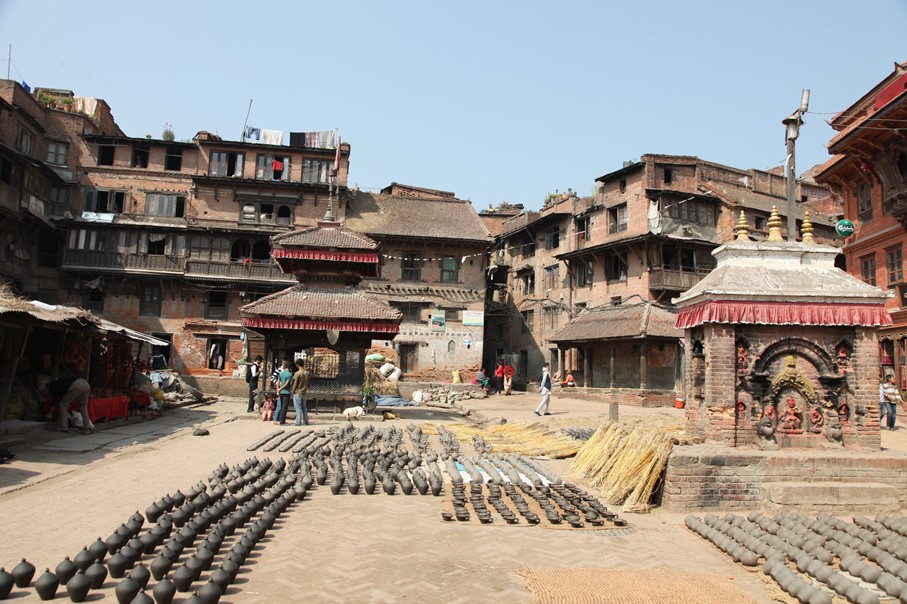 città medioevale di Bhaktapur