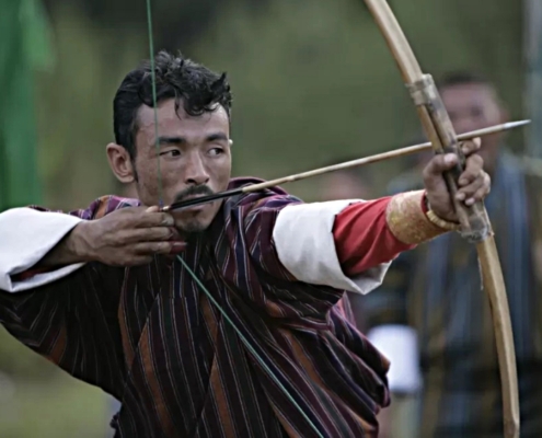 Bhutan Tiro con l'arco