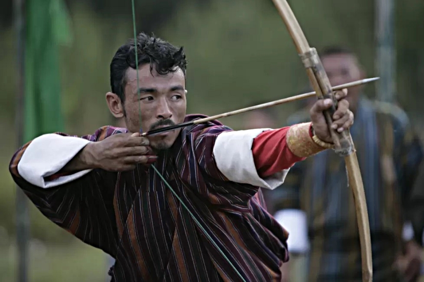 Bhutan Tiro con l'arco