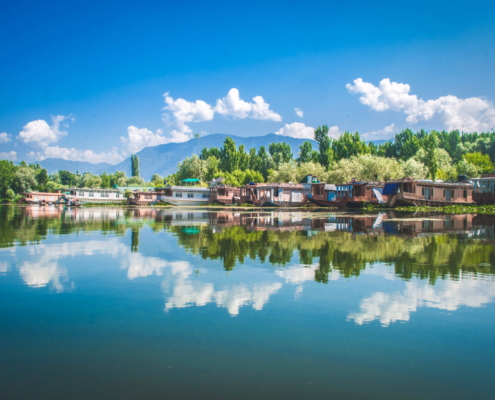 srinagar shikara case galleggianti