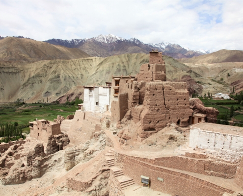 Basgo Gompa e murales