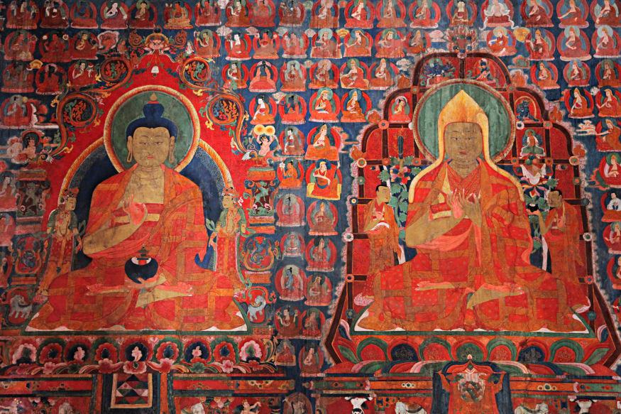 Basgo Gompa e murales