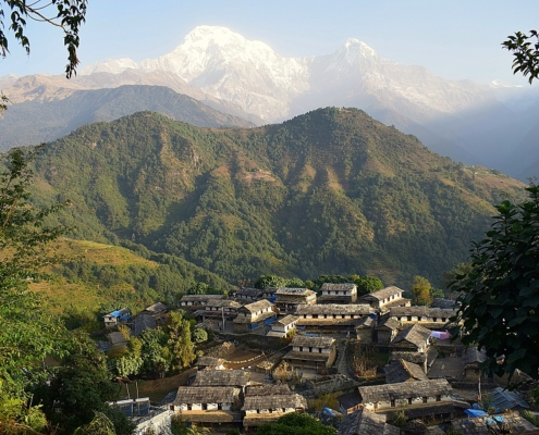 Nepal Ghandruk villaggio